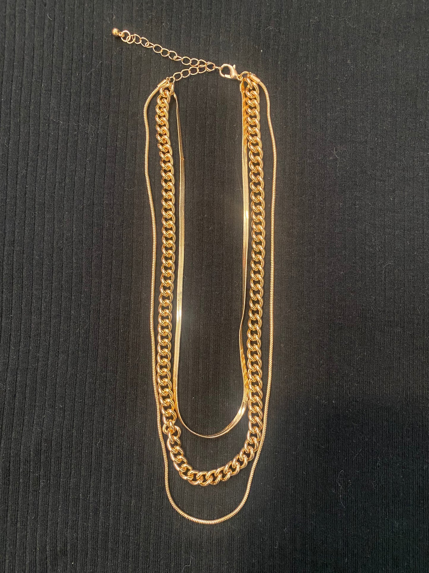 #114 - Mix Snake Chain Multi Layer Necklace