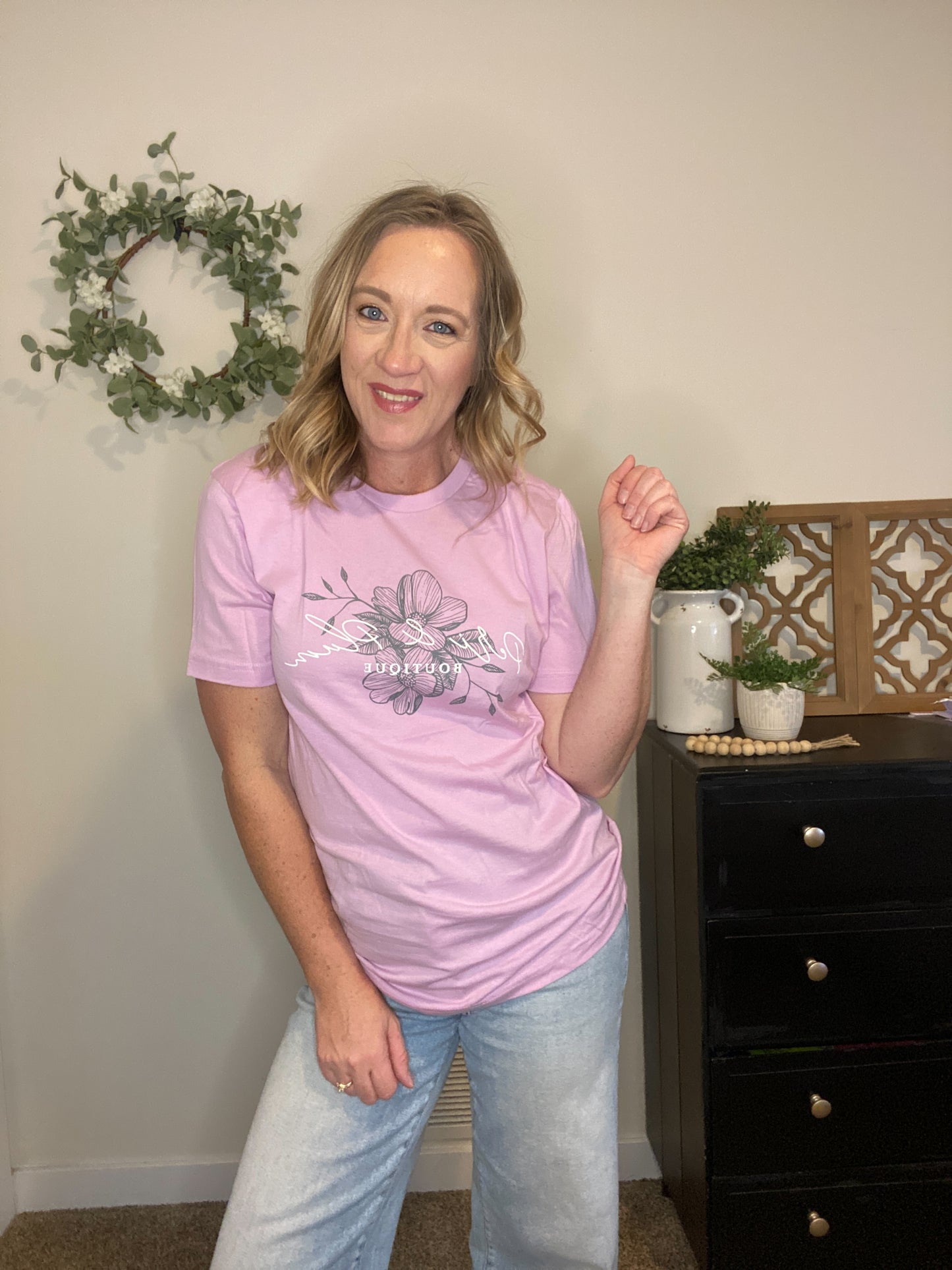 Peri & Plum Logo tee