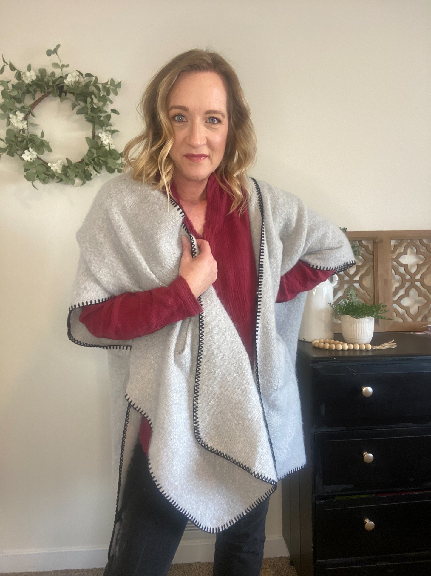 Ember Blanket Poncho