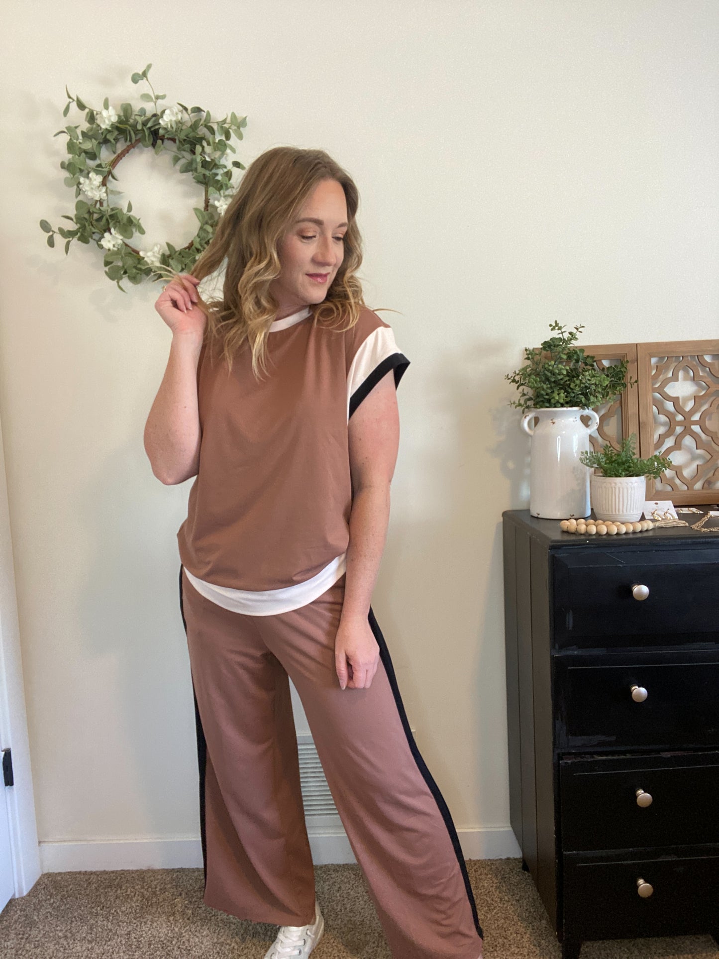 Chestnut Two-piece Set