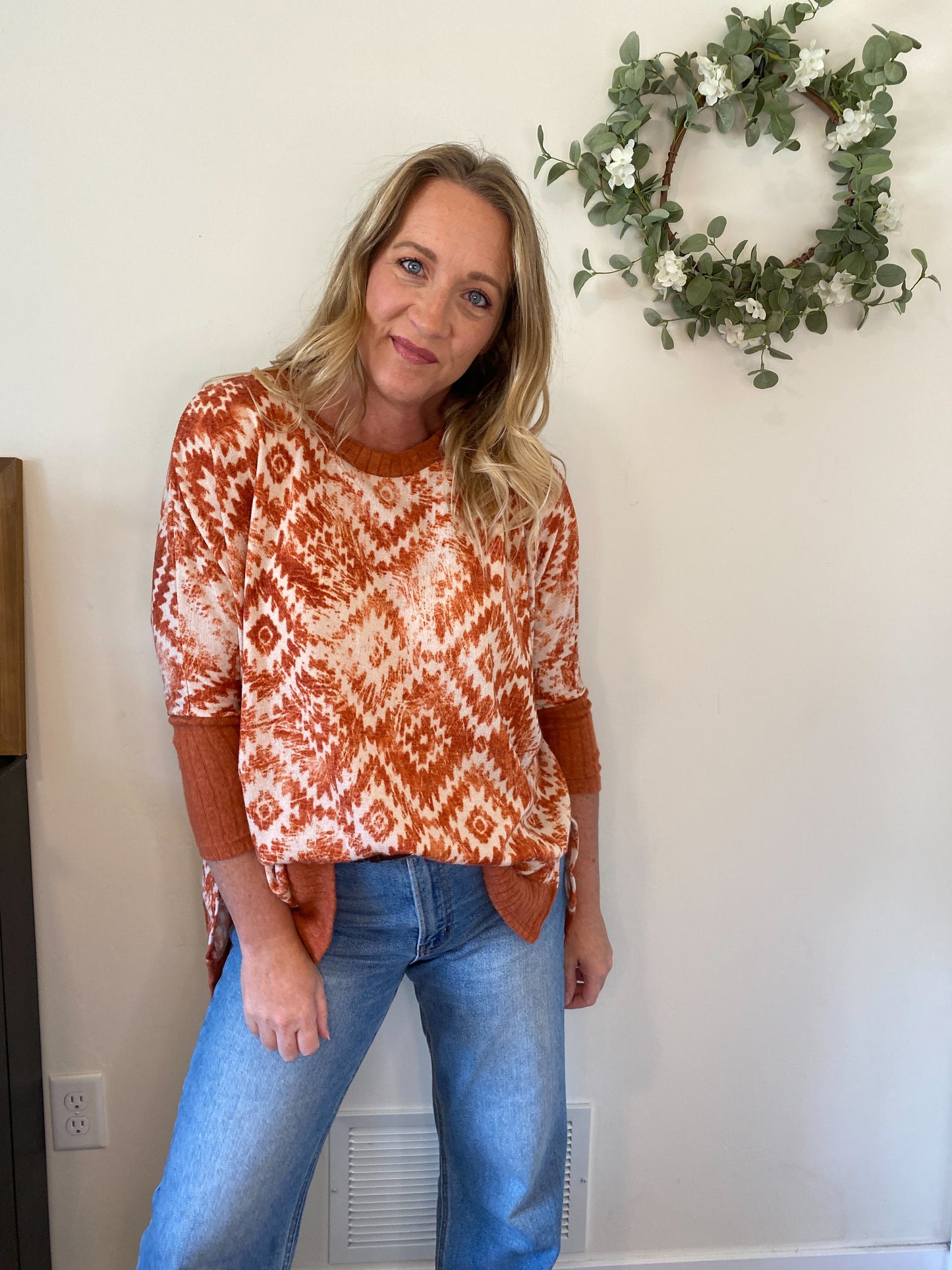 Margot Rust Southwest Top
