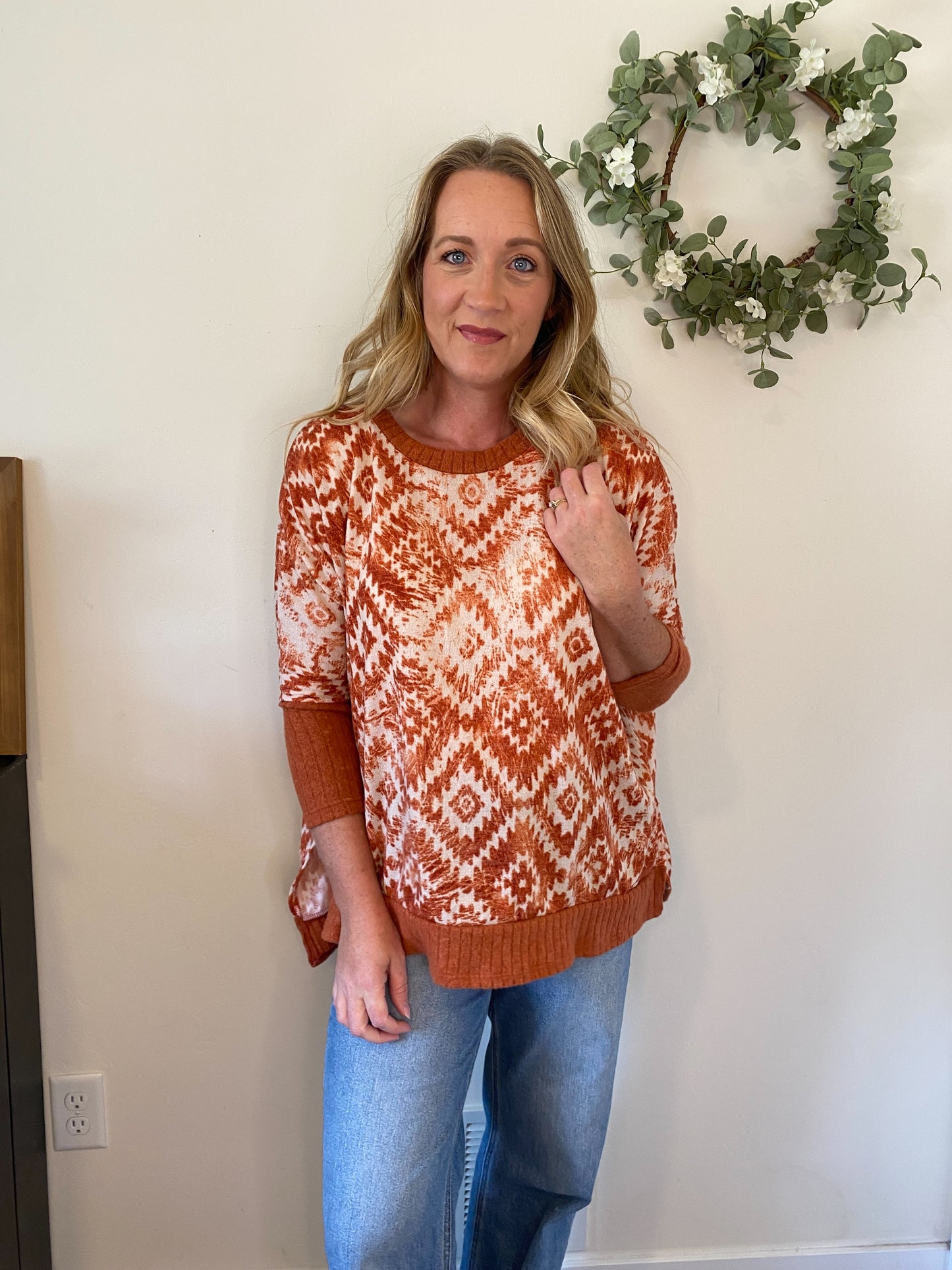 Margot Rust Southwest Top