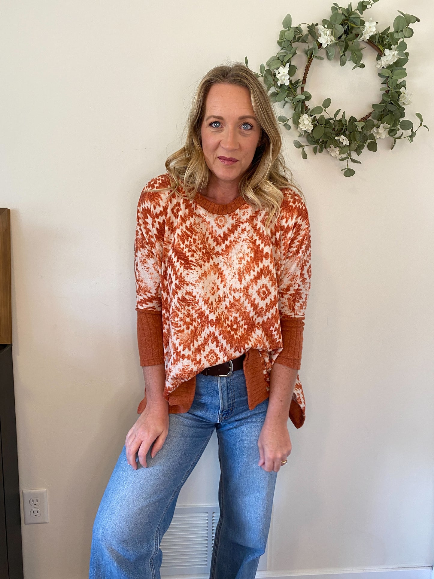 Margot Rust Southwest Top