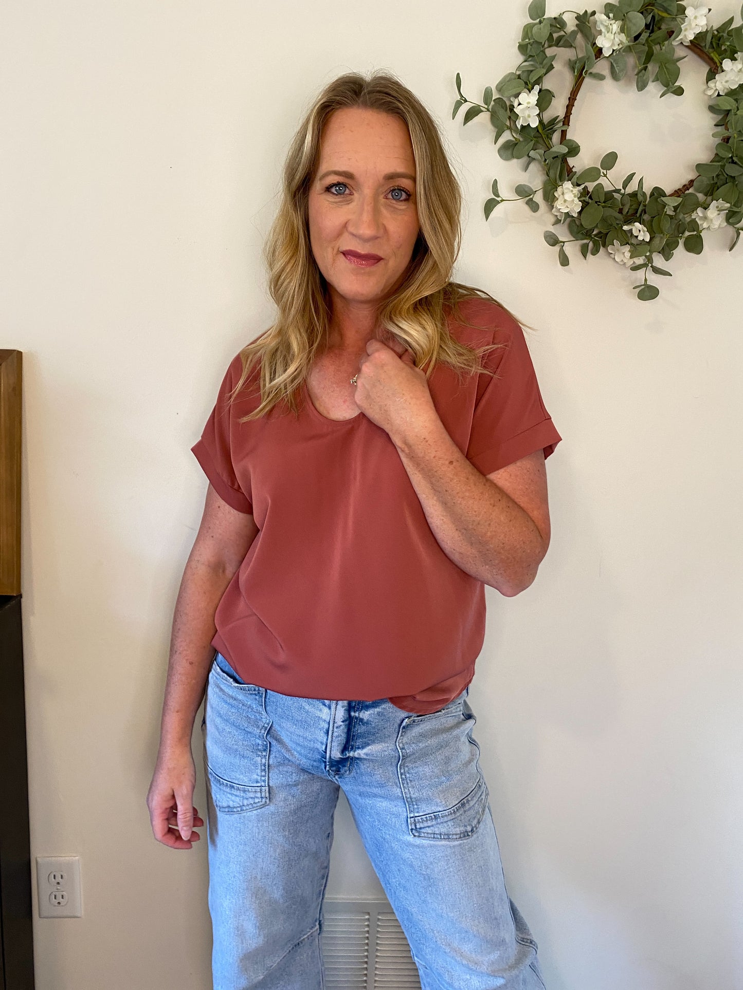 Fran V-neck Top