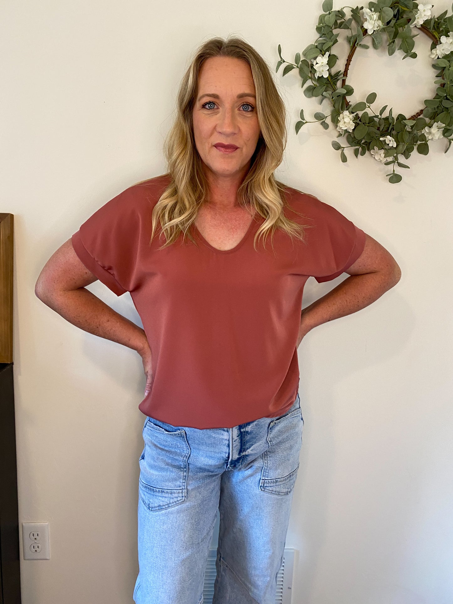 Fran V-neck Top