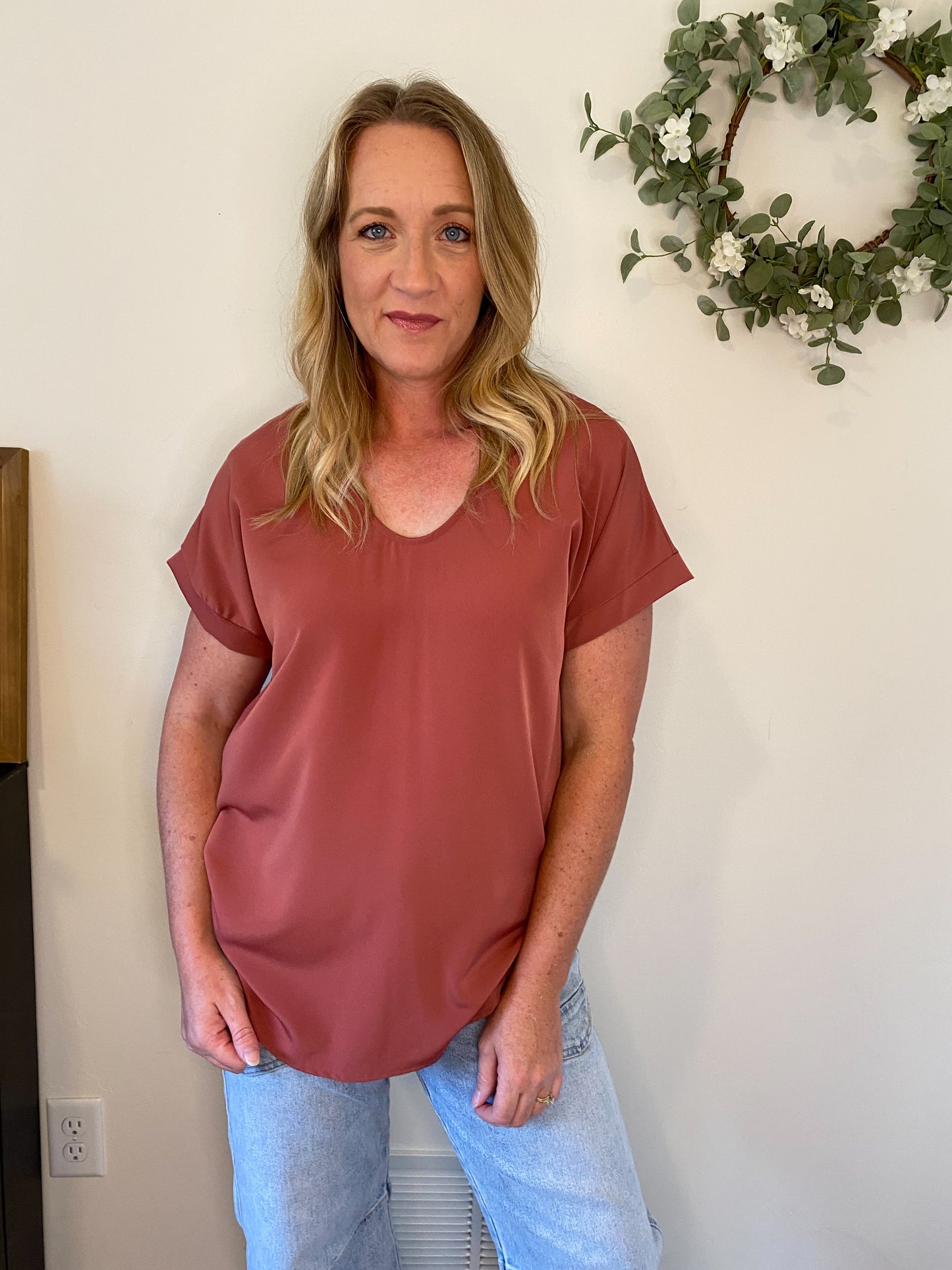 Fran V-neck Top
