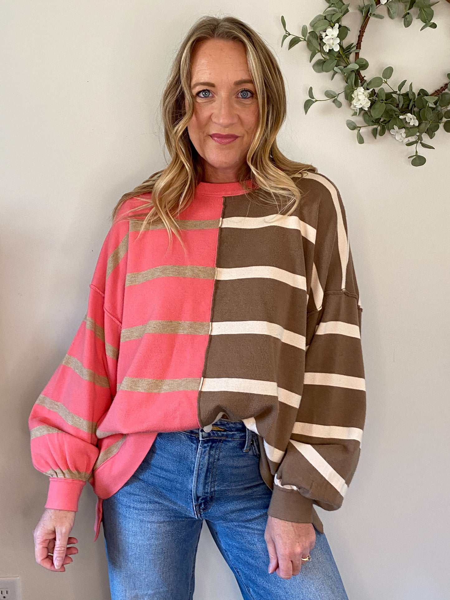 Finley Oversized Stripe Top