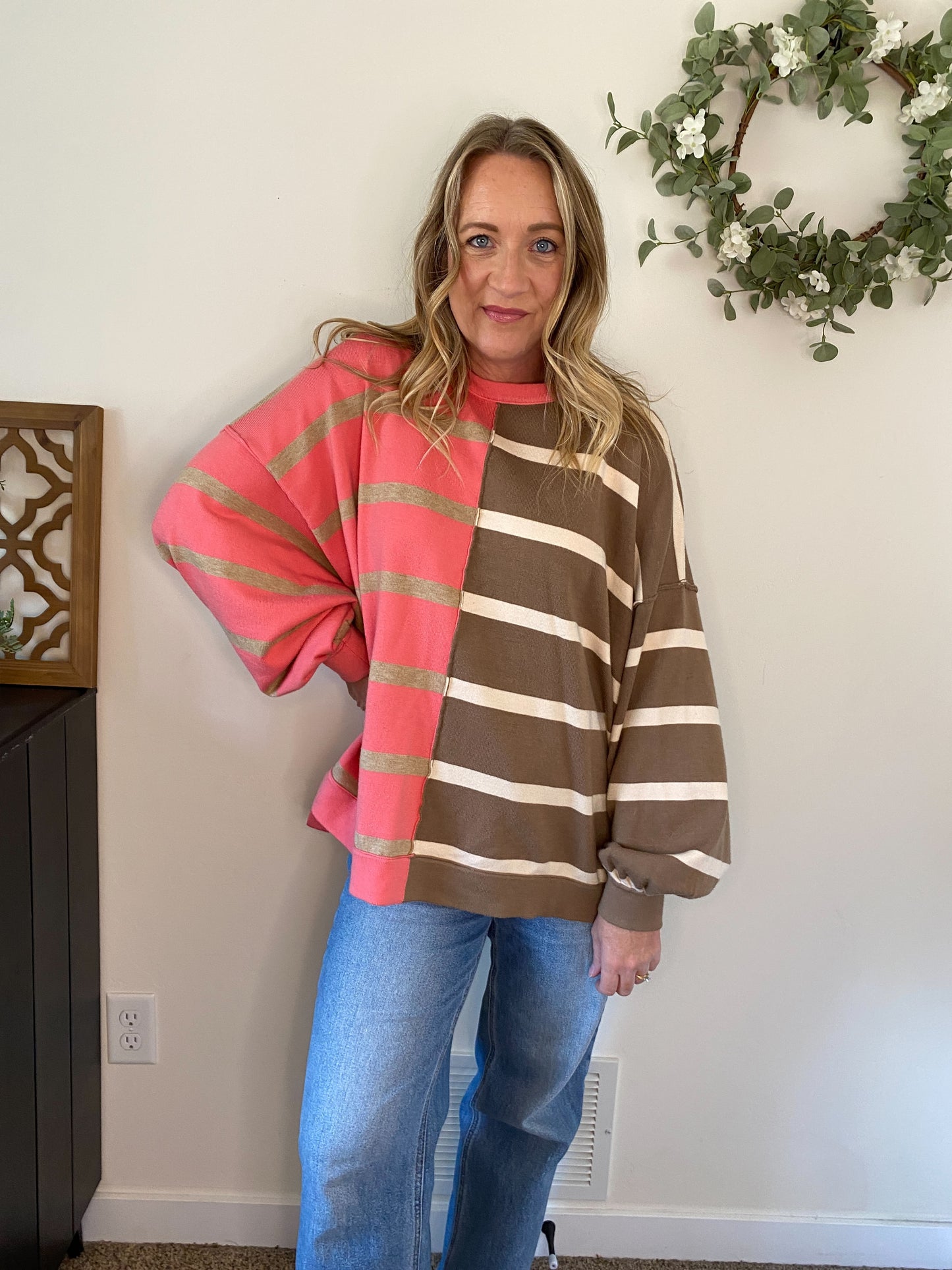 Finley Oversized Stripe Top