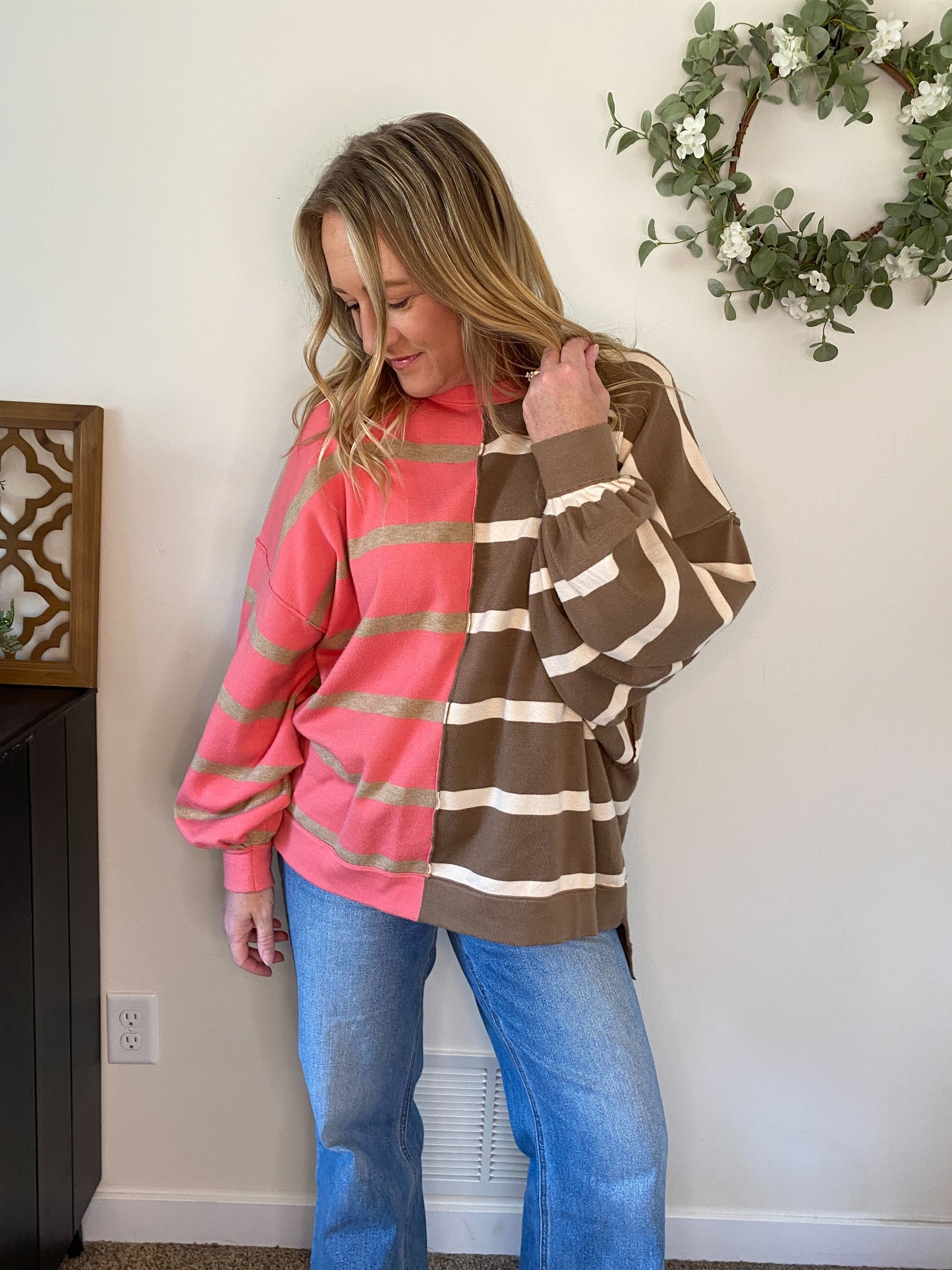 Finley Oversized Stripe Top