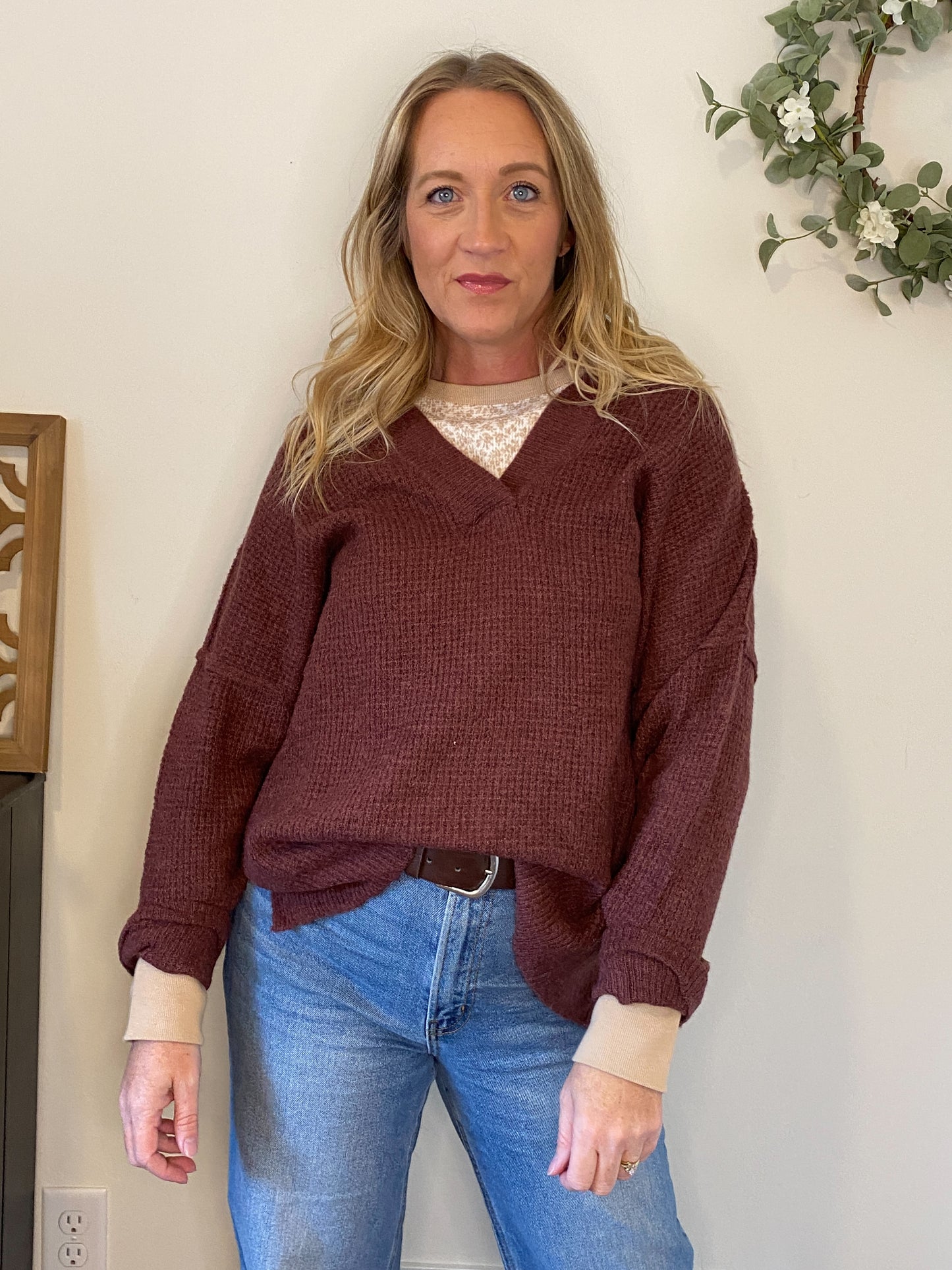 Marlee Floral Knit Top
