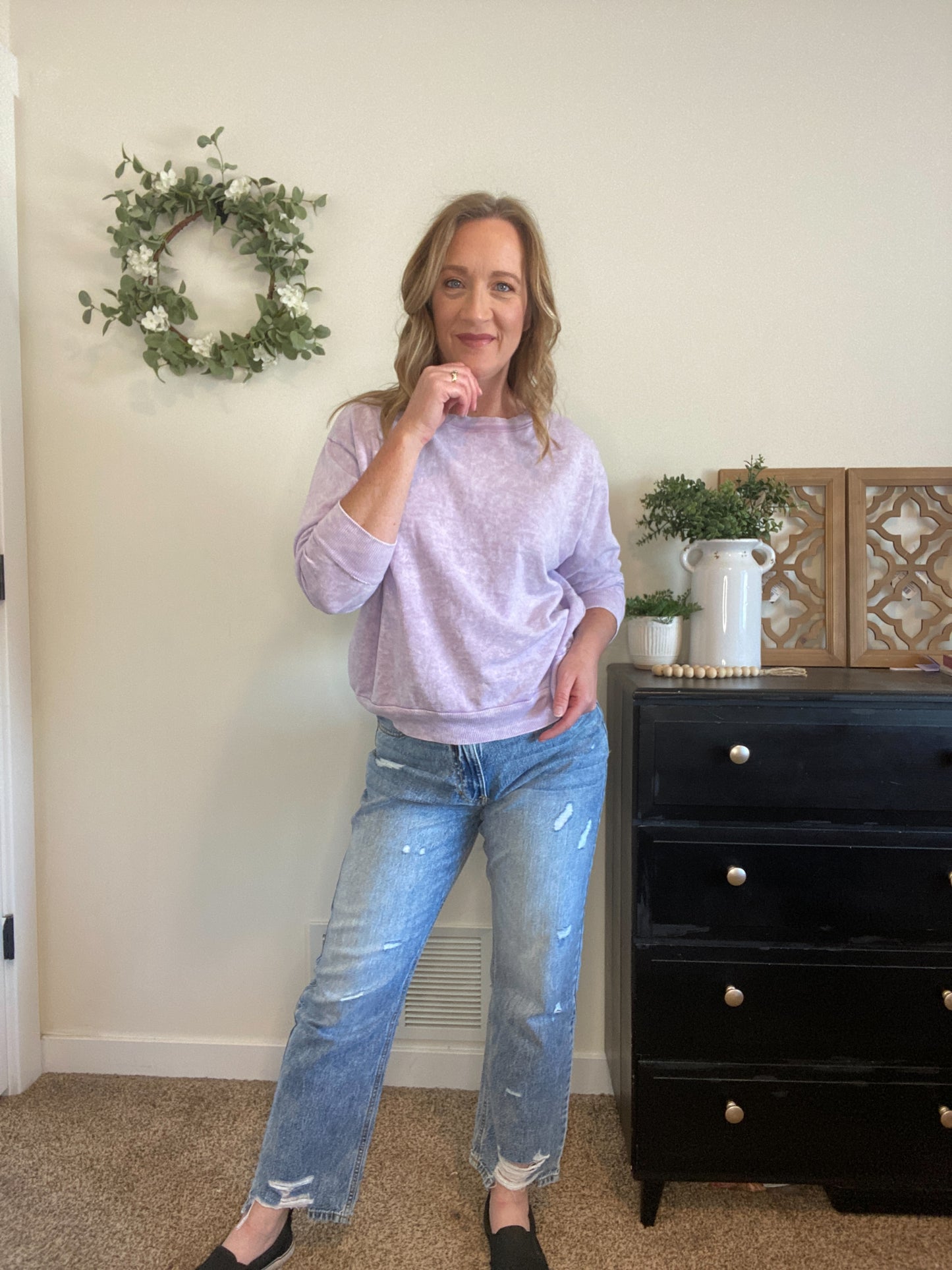KanCan Mid Rise Straight Leg Jean