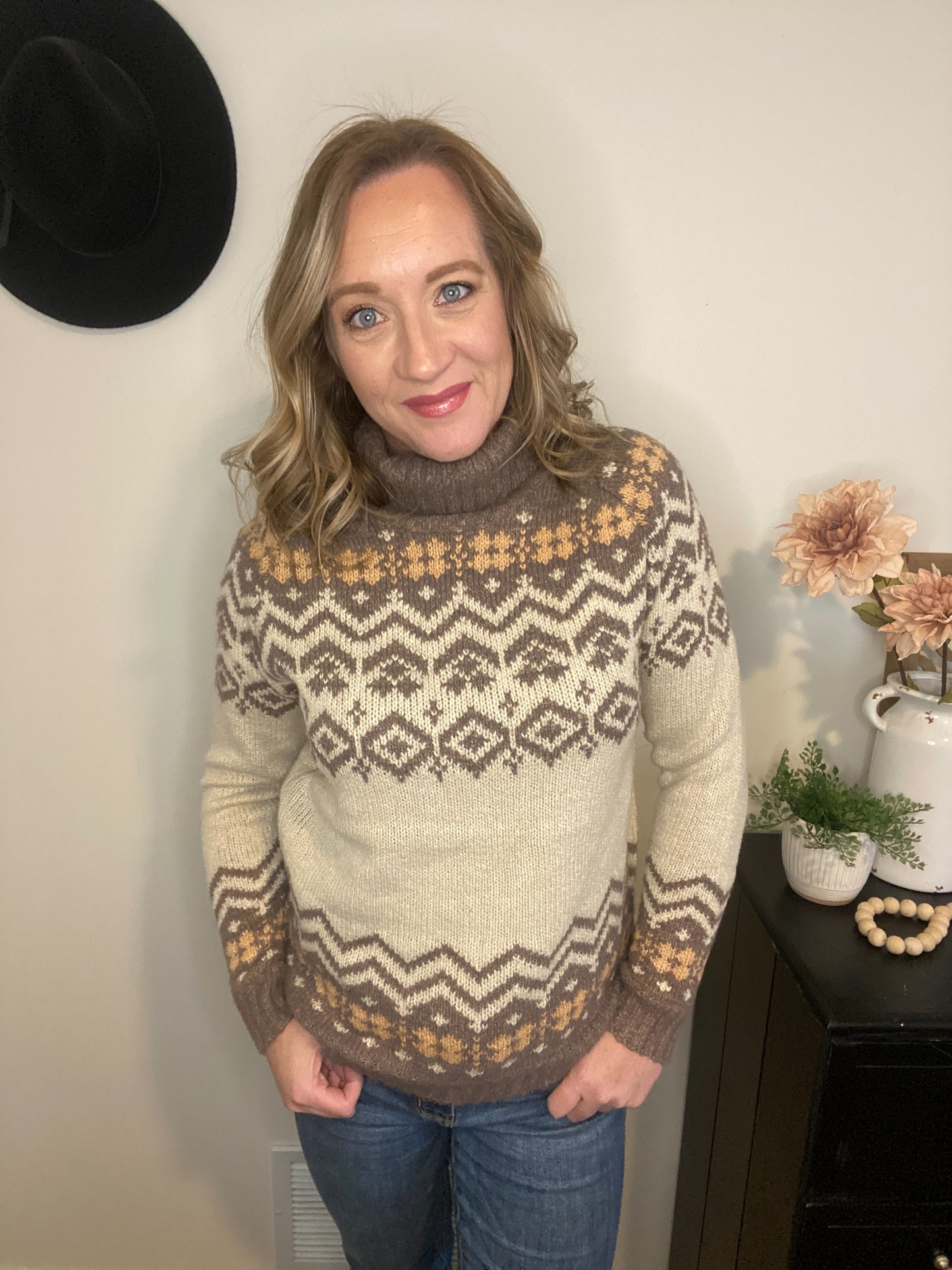 Brooklin Nordic Pattern Sweater - Final Sale