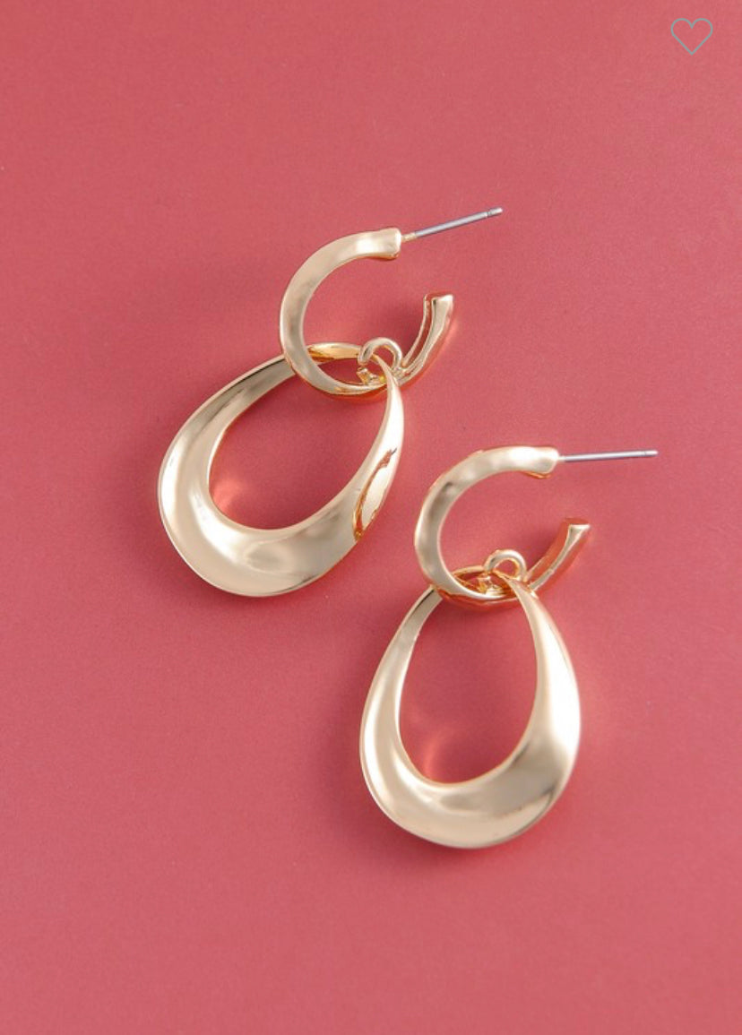 Classic Double Loop Earrings