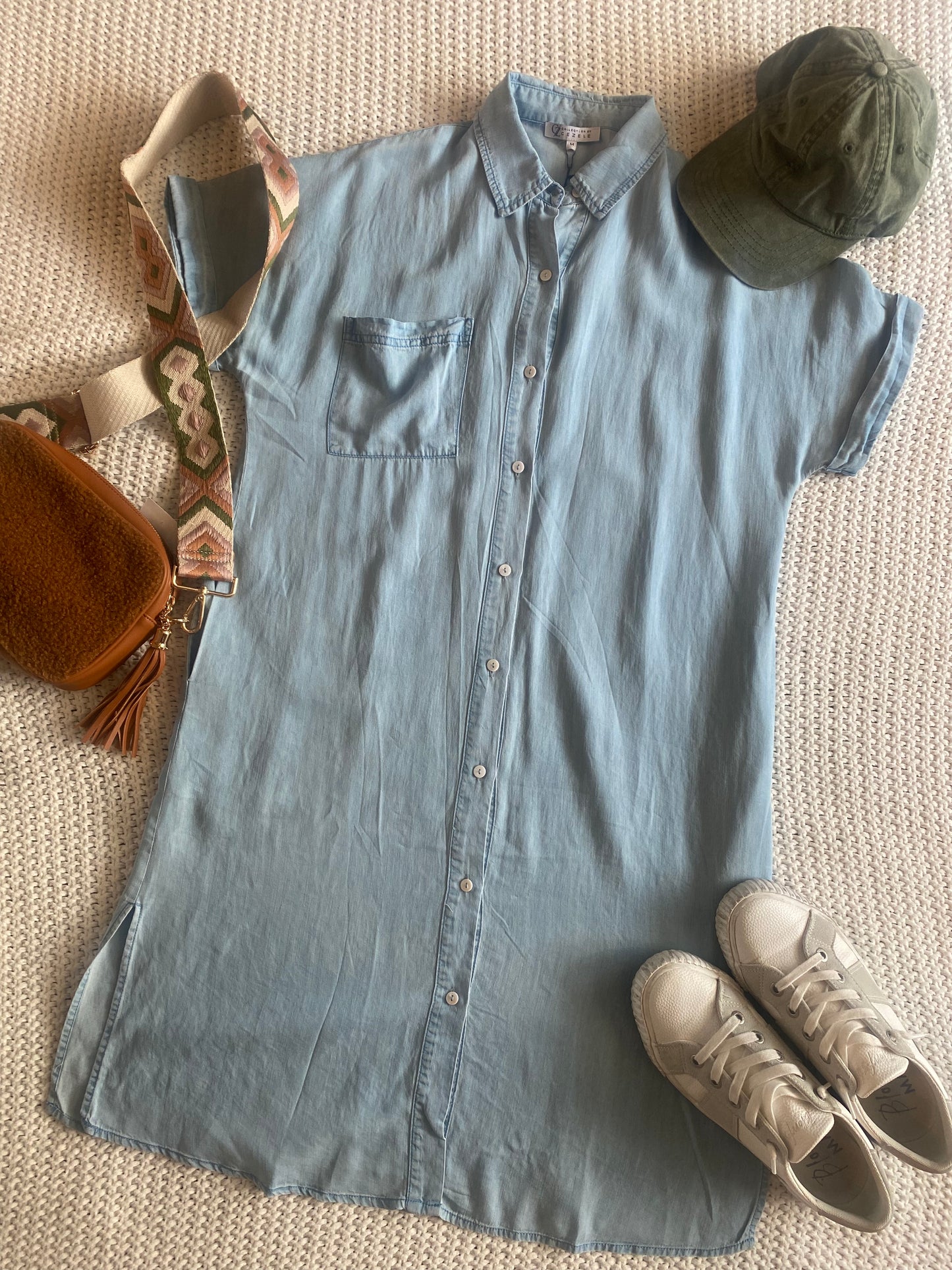 Della Lightweight Denim Dress