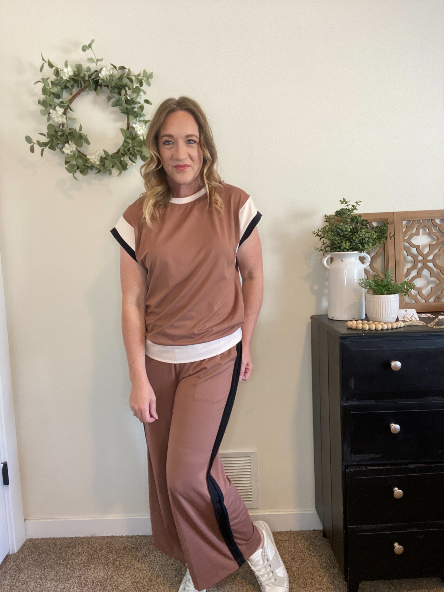 Chestnut Two-piece Set
