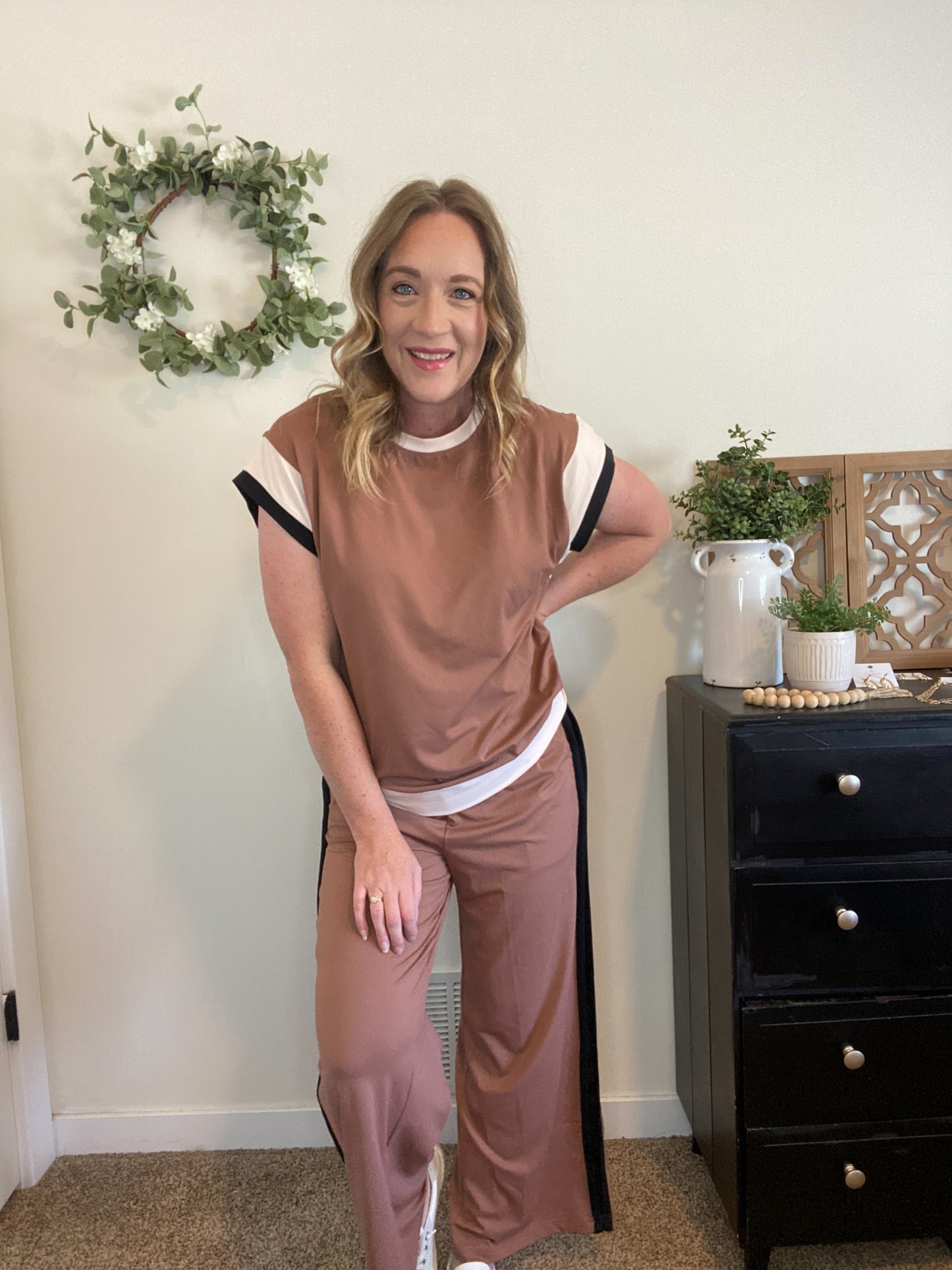 Chestnut Two-piece Set