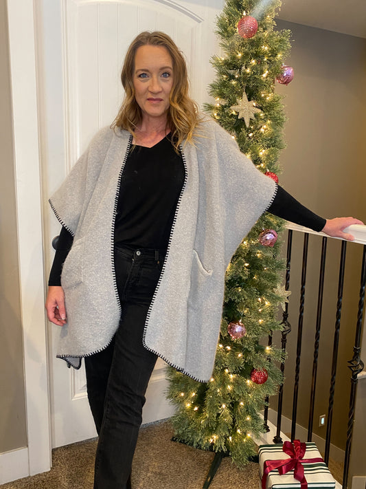 Ember Blanket Poncho