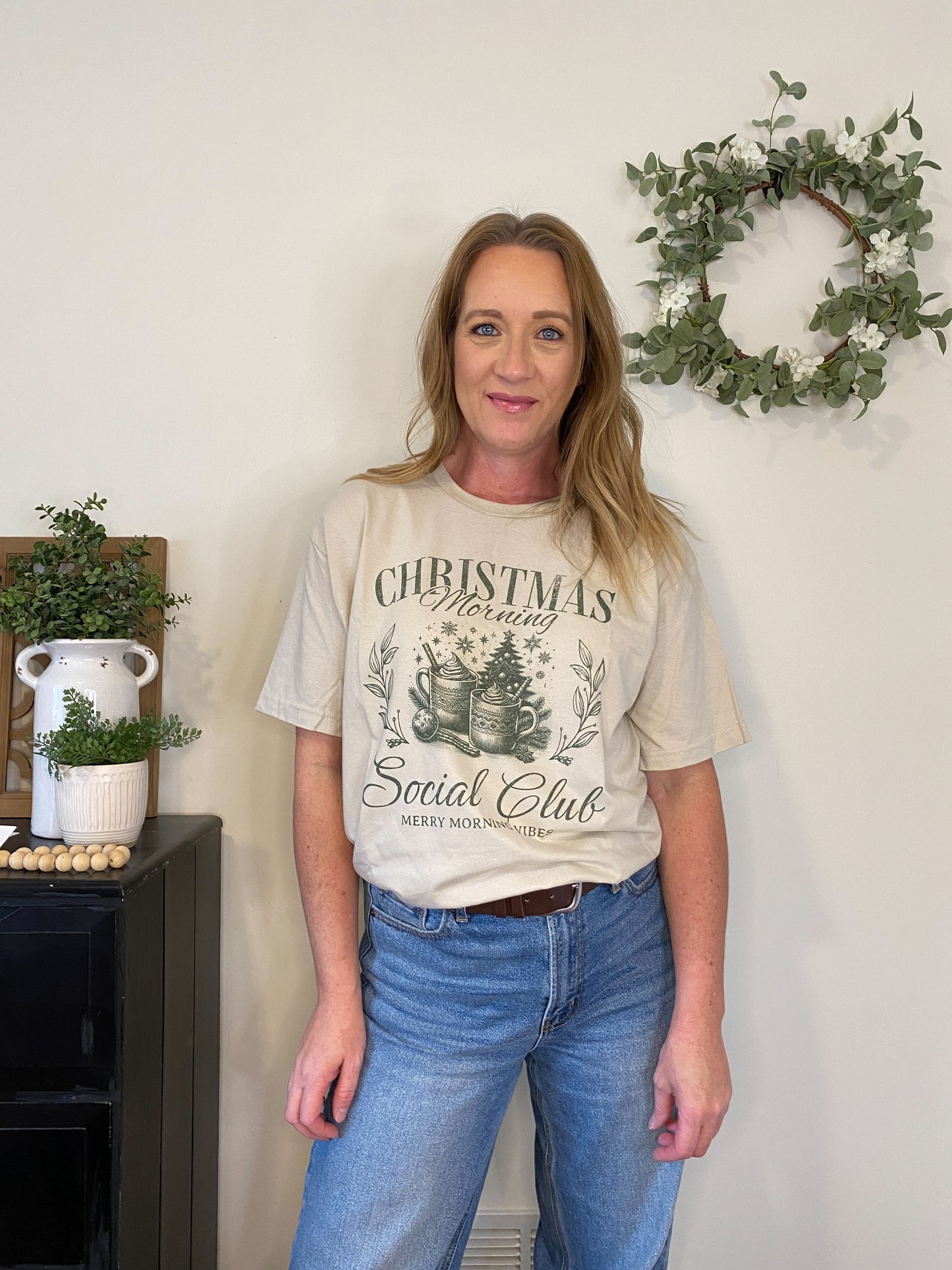 Social Club Christmas Tee - Christmas Morning