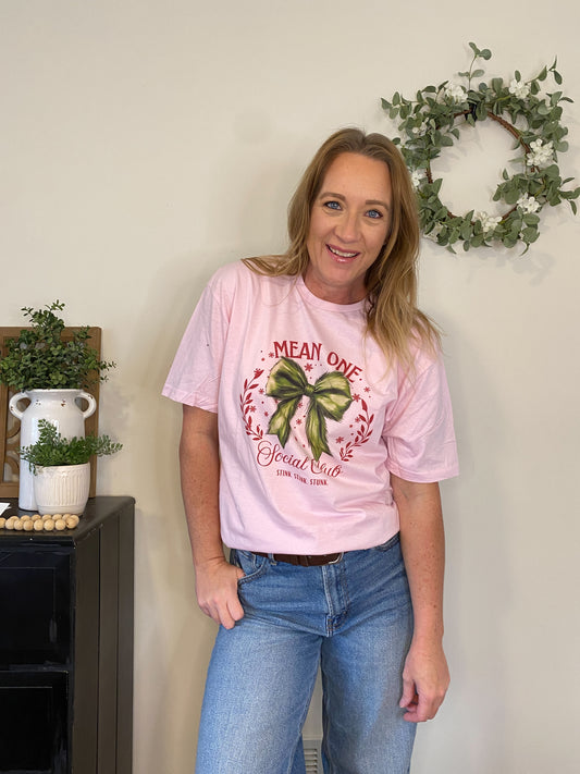 Social Club Christmas Tees - Mean One