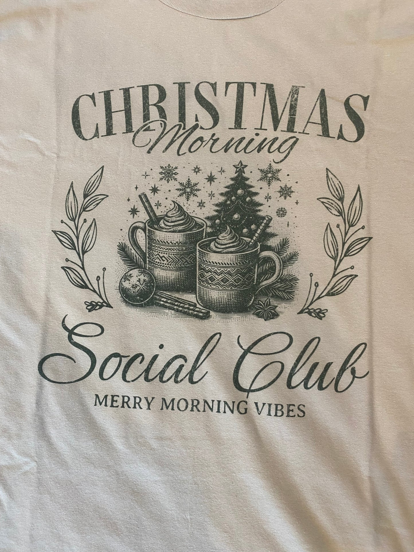 Social Club Christmas Tee - Christmas Morning