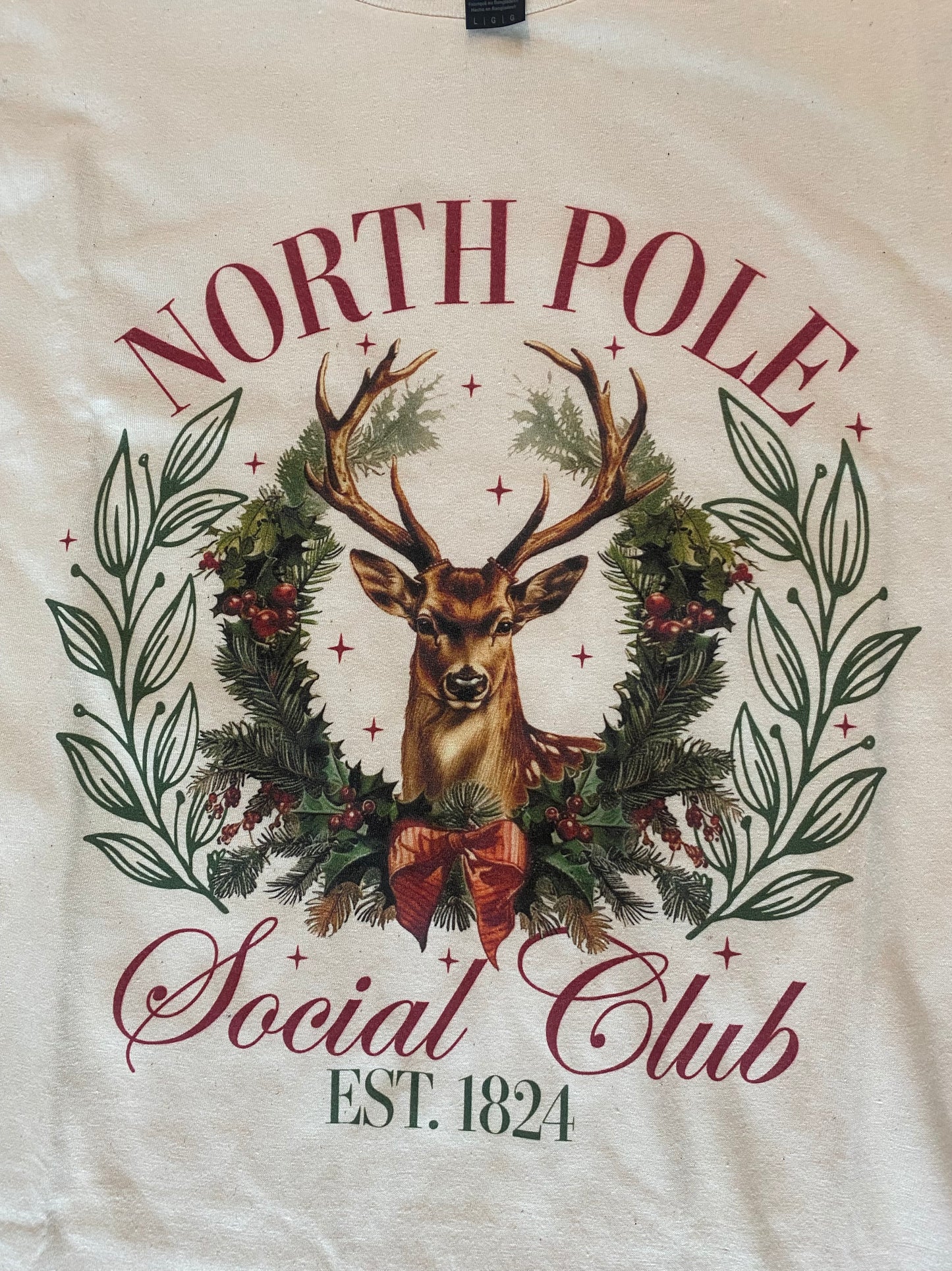 Social Club Christmas Tee - North Pole