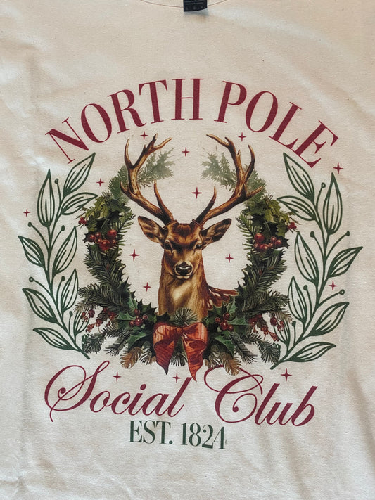 Social Club Christmas Tee - North Pole