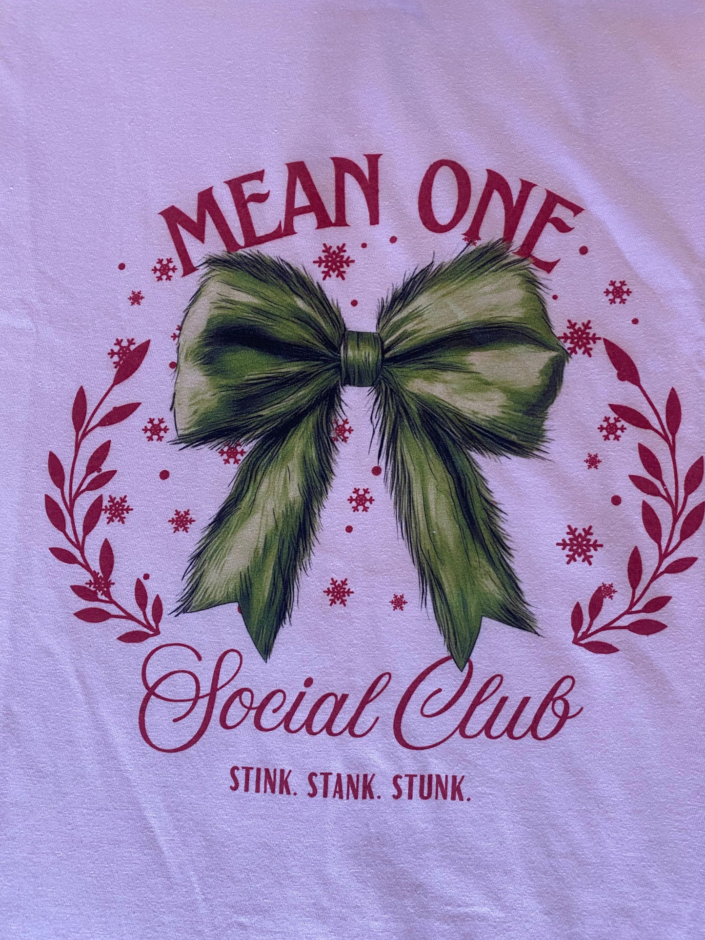 Social Club Christmas Tees - Mean One