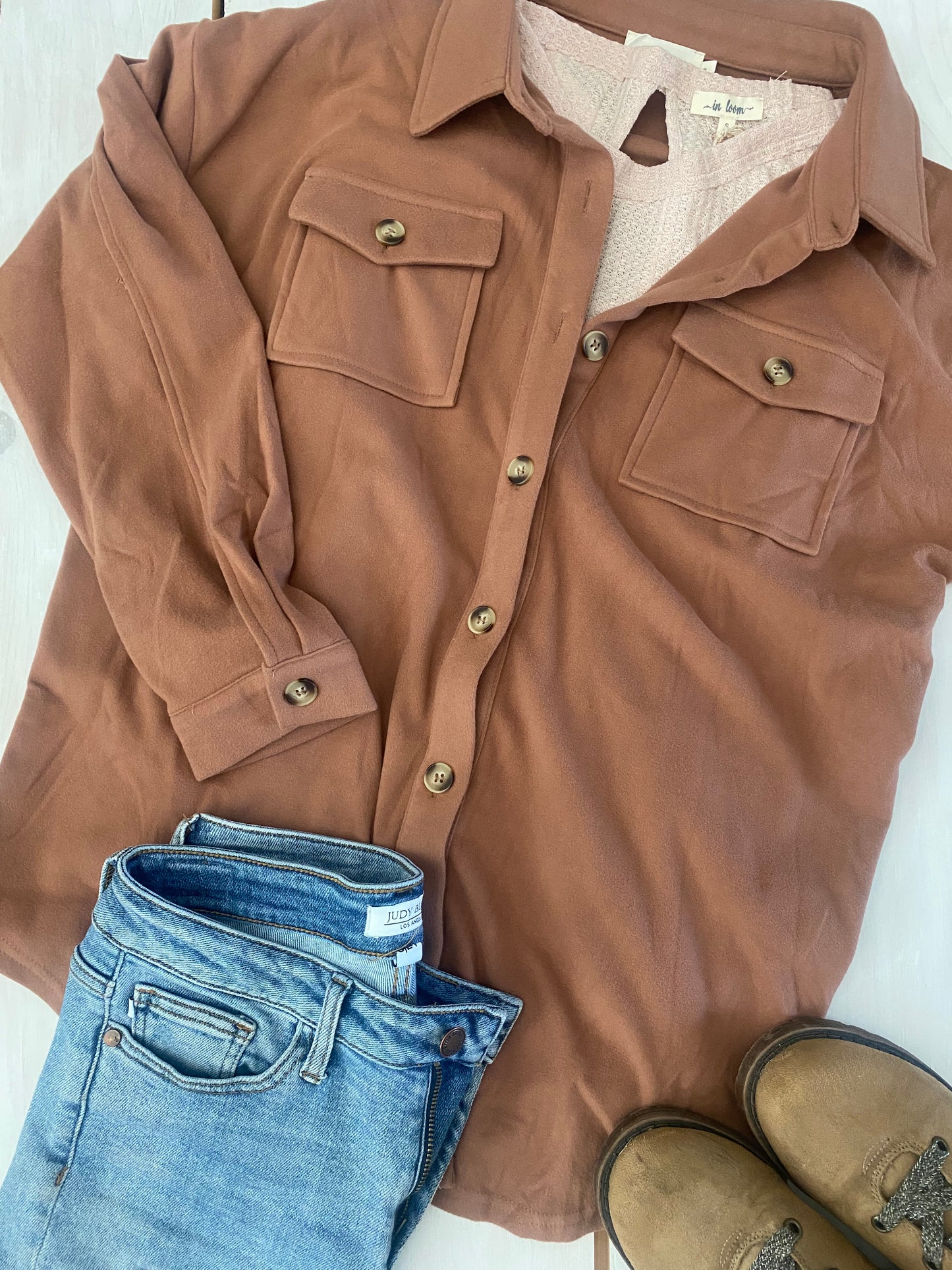 Addison Button Down Shacket